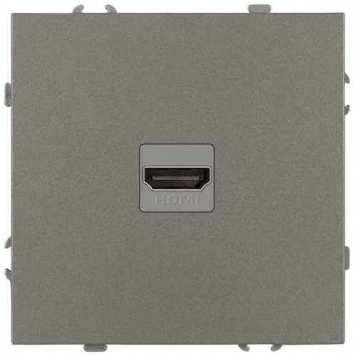 Розетка ЭРА Galaxy 15-3114-07 HDMI IP20 титан Б0070800