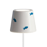 Абажур Poldina d13 cm Capri blue stripes фото 4 Абажур Poldina d13 cm Capri blue stripes фото 4