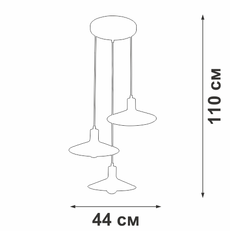 Люстра Vitaluce V3094-1/3S фото 4 Люстра Vitaluce V3094-1/3S фото 4