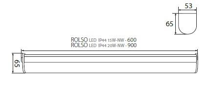 Светильник для зеркал в ванную с выключателем Kanlux ROLSO LED IP44 15W-NW 26700 фото 2 Светильник для зеркал в ванную с выключателем Kanlux ROLSO LED IP44 15W-NW 26700 фото 2