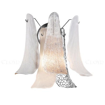 Бра Cloyd WASABI W2 / выс. 33 см - керамика - хром (арт.20662) Бра Cloyd WASABI W2 / выс. 33 см - керамика - хром (арт.20662)