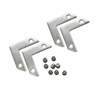 ST001.179.00 Уголок 90° горизонтальный к-т (4 соединителя+8 винтов) для ST001.129.00 ST-Luce Серебри BASE