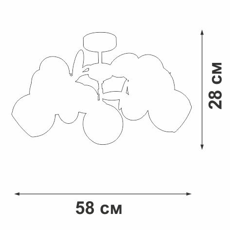 Люстра Vitaluce V2058-0/5PL фото 4 Люстра Vitaluce V2058-0/5PL фото 4
