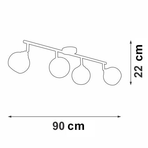 Потолочная люстра Vitaluce V4313-0/4PL фото 5 Потолочная люстра Vitaluce V4313-0/4PL фото 5