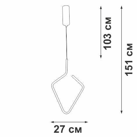 Подвесной светодиодный светильник Vitaluce V4608-0/1S фото 4 Подвесной светодиодный светильник Vitaluce V4608-0/1S фото 4