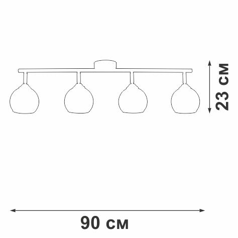Потолочная люстра Vitaluce V43130-13/4PL фото 2 Потолочная люстра Vitaluce V43130-13/4PL фото 2
