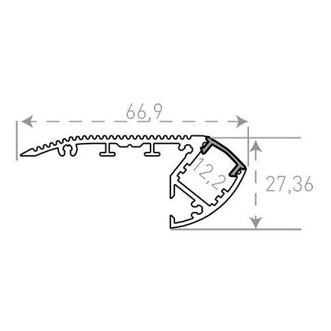 Профиль с экраном SWG ARC-2744Step 900087 фото 8 Профиль с экраном SWG ARC-2744Step 900087 фото 8