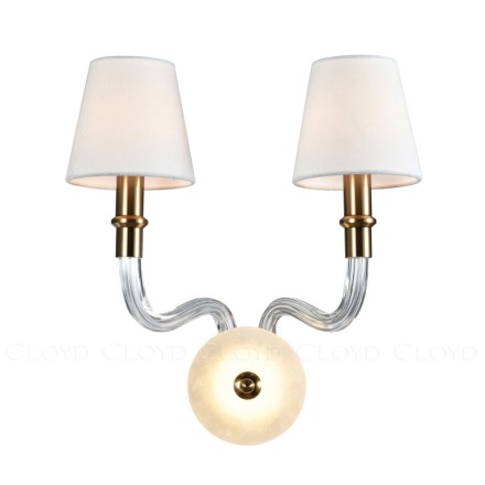 Бра Cloyd SHERINGTON-A W3 / шир. 35 см - абажуры - латунь (арт.20357) Бра Cloyd SHERINGTON-A W3 / шир. 35 см - абажуры - латунь (арт.20357)