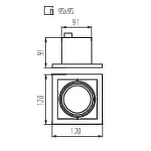 Точечный светильник Kanlux MERIL DLP-50-W 26480 фото 3 Точечный светильник Kanlux MERIL DLP-50-W 26480 фото 3