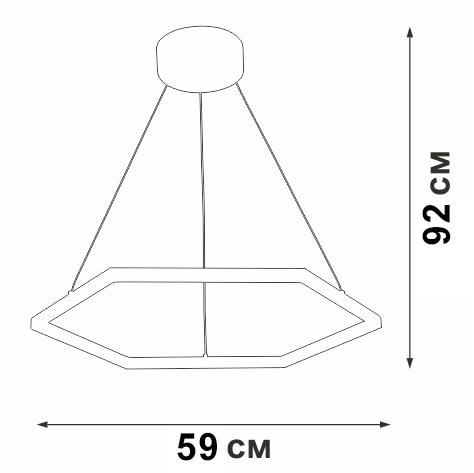 Подвесной светодиодный светильник Vitaluce V04605-13/1S фото 3 Подвесной светодиодный светильник Vitaluce V04605-13/1S фото 3