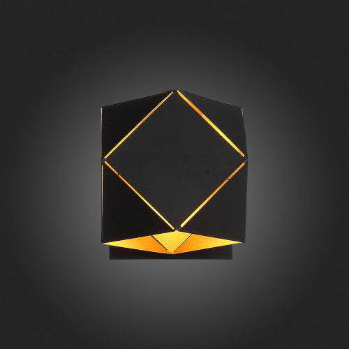 SL258.401.01 Бра ST-Luce Черный/Черный, Золото E14 1*40W ENIGMA фото 2