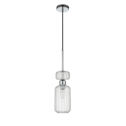 Подвесной светильник Escada 1141/1S E14*60W Chrome/Clear фото 2 Подвесной светильник Escada 1141/1S E14*60W Chrome/Clear фото 2