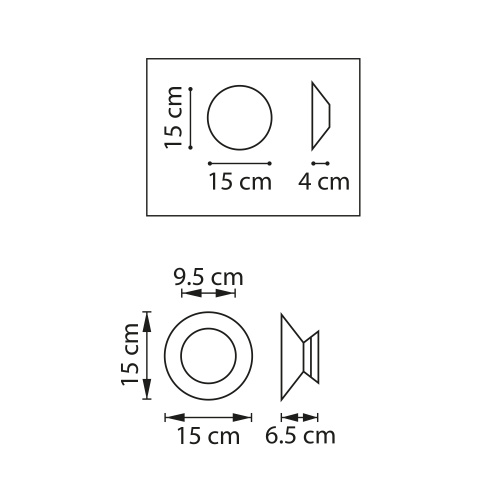 809108 Бра CELESTA LED 6W 280LM КОФЕЙНЫЙ 3000K фото 6