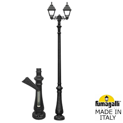 Fumagalli Парковый фонарь FUMAGALLI NEBO BISSO/CEFA 2L U23.202.S20.AXE27 Fumagalli Парковый фонарь FUMAGALLI NEBO BISSO/CEFA 2L U23.202.S20.AXE27