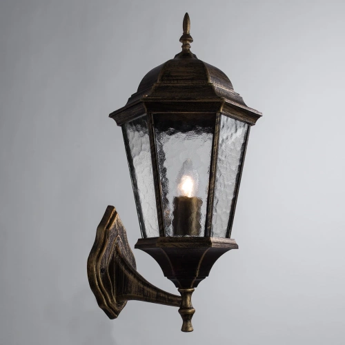 Уличный настенный светильник Arte Lamp GENOVA A1201AL-1BN фото 2