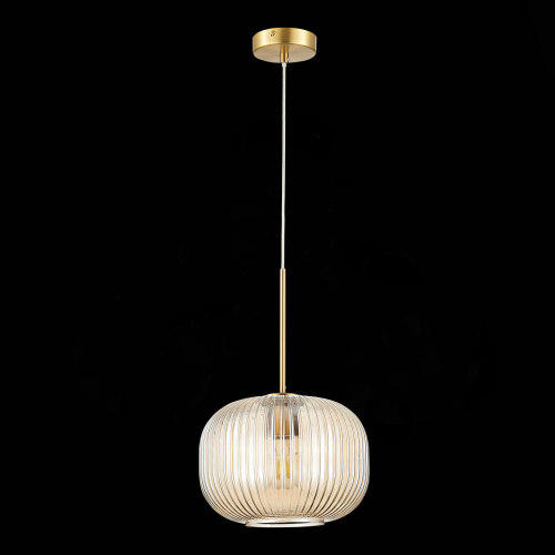 SL1154.313.01 Подвес ST-Luce Латунь/Коньячный E27 1*60W GRAN фото 7