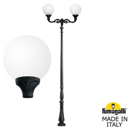 Парковый фонарь FUMAGALLI HOREB ADAM/GLOBE 400 2L G40.208.M20.AYE27 Парковый фонарь FUMAGALLI HOREB ADAM/GLOBE 400 2L G40.208.M20.AYE27