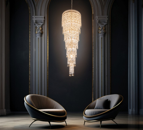 Люстра подвесная The Empress Gold FL1061-32P фото 7