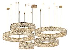 Горизонтальная композиция Newport 8530 из пяти колец золото №185 S8530_185G