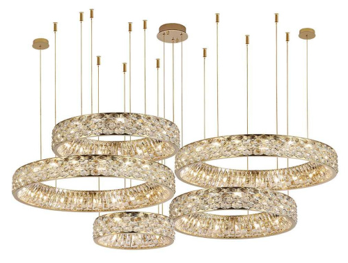 Горизонтальная композиция Newport 8530 из пяти колец золото №185 S8530_185G Горизонтальная композиция Newport 8530 из пяти колец золото №185 S8530_185G