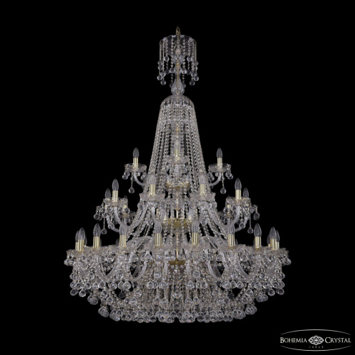 Люстра хрустальная 1409/20+10+5/400/XL-159/3d G