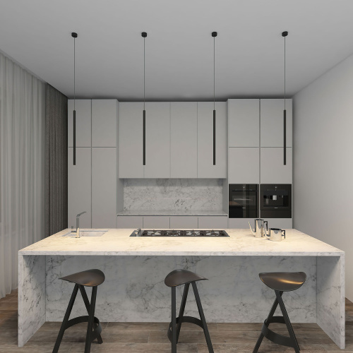 DK4303-BK Подвесной светильник со встроенным светодиодом, 5W, IP 20, 3000K, черный, алюминий фото 2