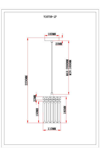 Светильник подвесной Moderli V10759-1P Levi фото 3