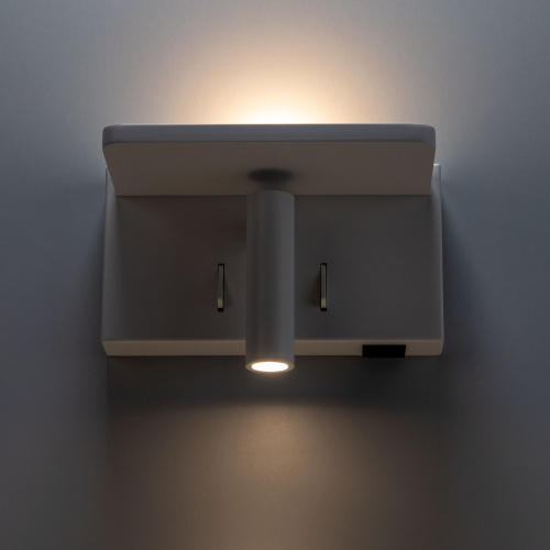 Citilux Декарт CL704370 LED USB QI Светильник поворотный Белый фото 18 Citilux Декарт CL704370 LED USB QI Светильник поворотный Белый фото 18