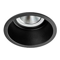 010057 Светильник LEVIGO BASE Round X1 MR16 ЧЕРНЫЙ