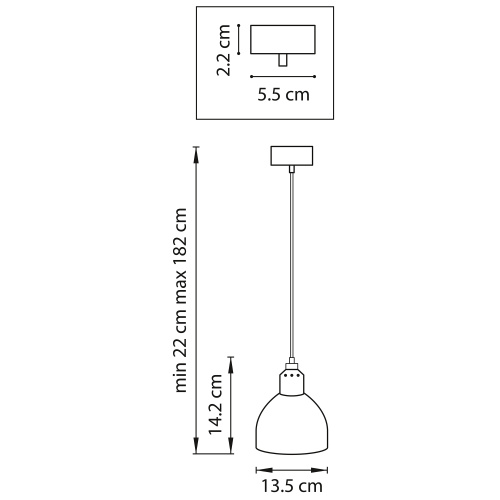 865017 Люстра LOFT 1х40W E14 ЧЕРНЫЙ фото 13
