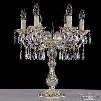 Настольная лампа с хрустальными подвесками AL16313L8/6/141-44 WMG Bohemia Ivele Crystal (Богемия Ивеле Кристалл)