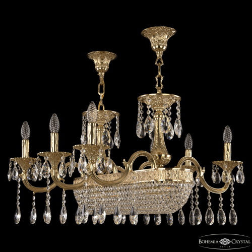 Люстра бронзовая 72152/6/250/600 G Bohemia Ivele Crystal (Богемия Ивеле Кристалл)