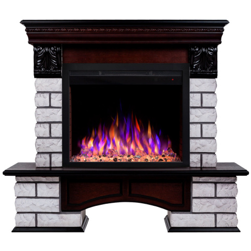 Электрокамин RealFlame Country Lux Rock AO античный дуб с очагом Saphir 25,5 фото 3 Электрокамин RealFlame Country Lux Rock AO античный дуб с очагом Saphir 25,5 фото 3