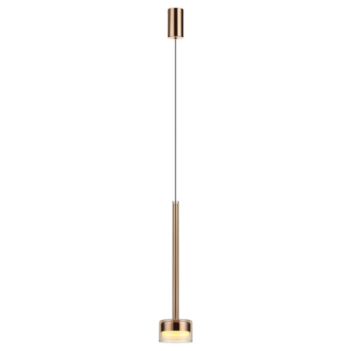 7152/10L HIGHTECH ODL26 347 Подвесной светильник медь/янтарное стекло/металл IP20 LED 10W 3000K 220V LASLO фото 4