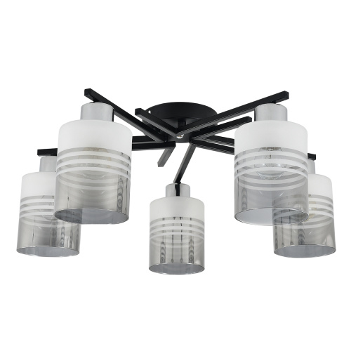 Потолочный светильник Escada 1132/5P E27*60W Black/Chrome фото 2