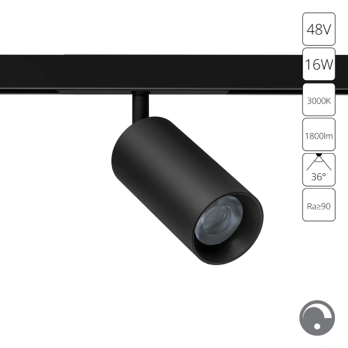 Магнитный трековый светильник Arte Lamp OPTIMA 0.1-10V A7492PL-1BK Магнитный трековый светильник Arte Lamp OPTIMA 0.1-10V A7492PL-1BK