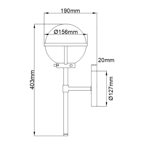 Бра для ванных комнат Hinkley, Арт. HK-HOLLIS1-O-BK-BATH фото 8