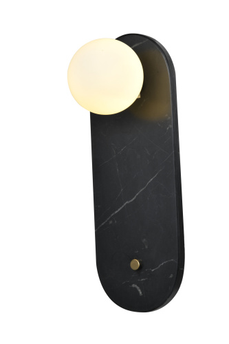 Светильник настенный черный LED 7Вт 38см Zortes Marmo ZRS.90610.12