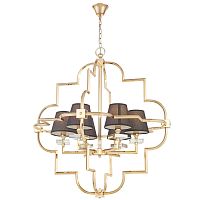 Подвесная люстра Lumina Deco Baltimore LDP 8020-6 GD+BK