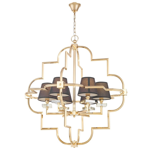 Подвесная люстра Lumina Deco Baltimore LDP 8020-6 GD+BK Подвесная люстра Lumina Deco Baltimore LDP 8020-6 GD+BK