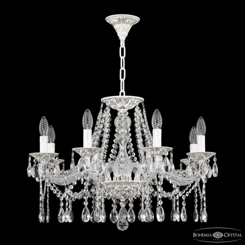 Люстра с хрустальными подвесками AL16313/8/240 WMG Bohemia Ivele Crystal (Богемия Ивеле Кристалл) Люстра с хрустальными подвесками AL16313/8/240 WMG Bohemia Ivele Crystal (Богемия Ивеле Кристалл)