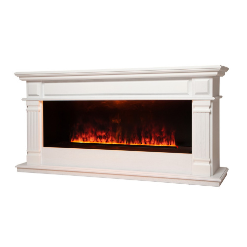 Каминокомплект ISLANDIA/СКАНДИ Белый дуб с очагом Электроочаг CASSETTE/КАССЕТА LED 1000 фото 9