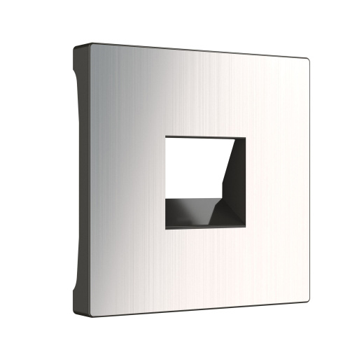 Накладка для RJ45 и RJ11 (глянцевый никель) WL02-RJ-CP Накладка для RJ45 и RJ11 (глянцевый никель) WL02-RJ-CP