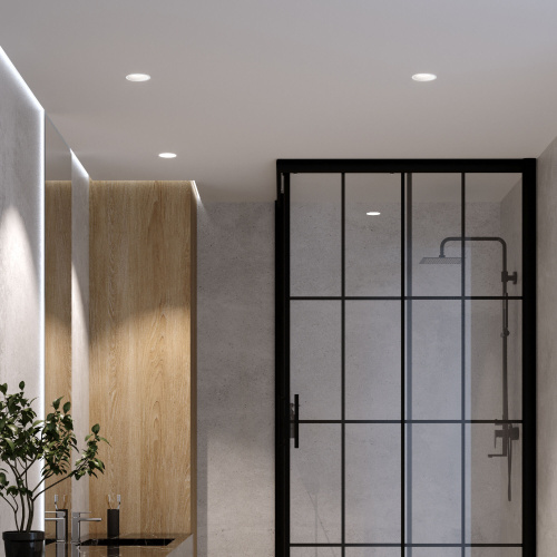 Светильник встраиваемый светодиодный Arco 12W 4000K белый IP44 15274/LED фото 4