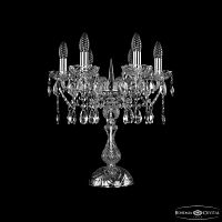 Настольная лампа хрустальная 1413L/6/141-47 Ni Bohemia Ivele Crystal (Богемия Ивеле Кристалл)