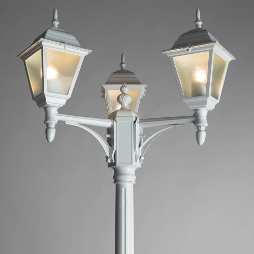 Парковый светильник Arte Lamp BREMEN A1017PA-3WH фото 2 Парковый светильник Arte Lamp BREMEN A1017PA-3WH фото 2