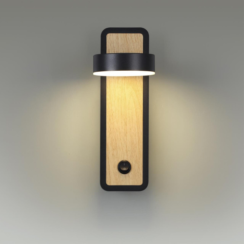 5631/5WL LEDIO LN23 000 чёрный, под дерево Бра LED 5W 3000K 220V LELAND фото 3 5631/5WL LEDIO LN23 000 чёрный, под дерево Бра LED 5W 3000K 220V LELAND фото 3