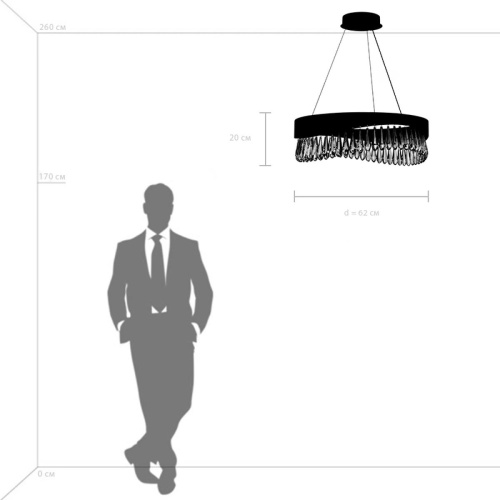 Подвесная светодиодная люстра Lightstar Helio 703163 фото 6