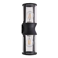 Уличный настенный светильник Arte Lamp Minchir A8306AL-2BK