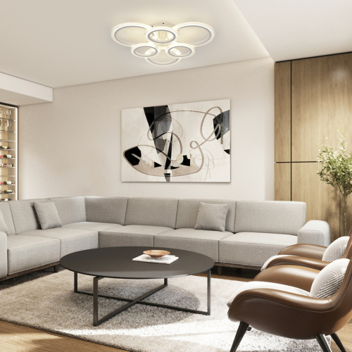 Потолочный светильник Escada 10258/6 LED*80W White фото 2 Потолочный светильник Escada 10258/6 LED*80W White фото 2